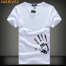 SWENEARO Men T-Shirts Plus Size 5XL 4XL Tee Shirt Homme Summer Short S - CHICO AND SIMBA