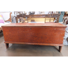 A glorious Coloured Cornish coffer 