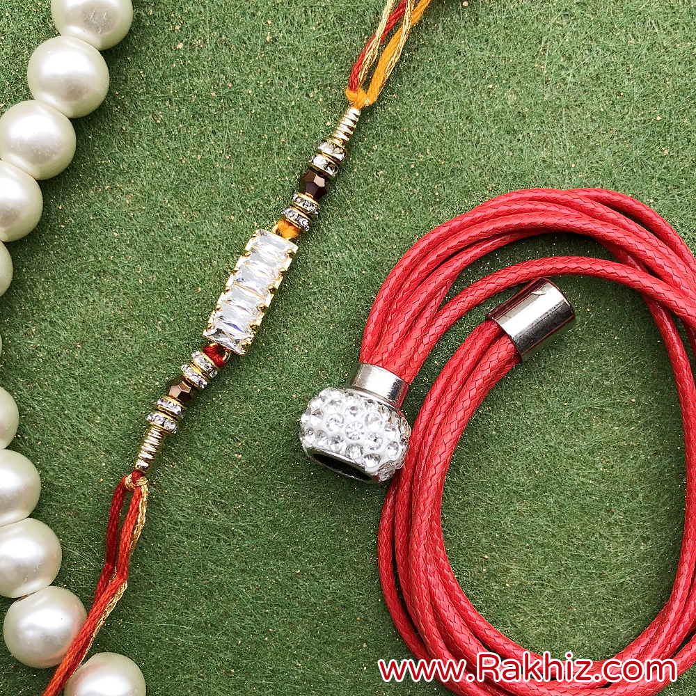 Diamond Dial Bracelet & Rakhi