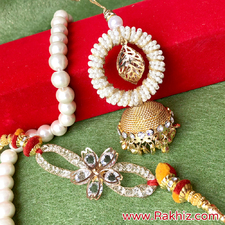 Full Of CrystelS Lumna Rakhi n Bhaiya Rakhi