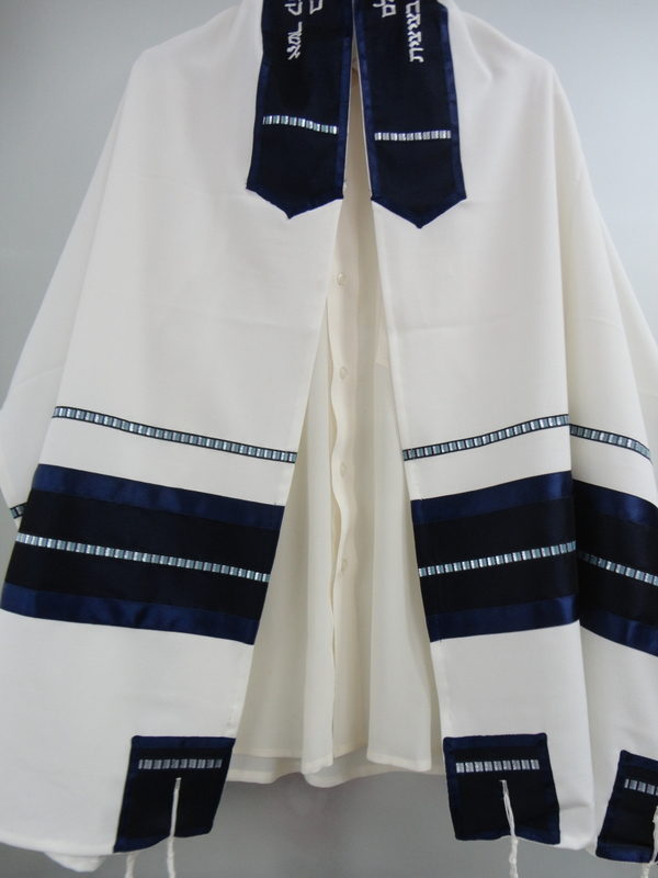 White and Blue Tallit