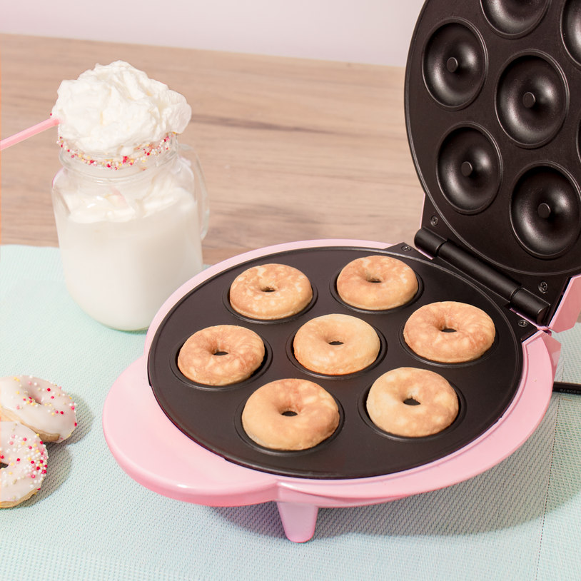 Hot Pink Mini Doughnut Maker