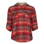 Adorable Frilled Girls’ Flannel Shirt