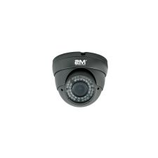 2M Technology 2MVT-2MIR20 2MP TVI Fixed Lens Vandal Camera - Grey