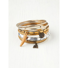 Charmed Hard Bangle Set at Free People Clothing Boutique