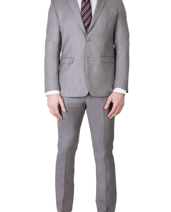 SM Slim Fit Suit | Silver