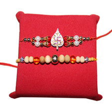 Swastik rakhi set of 2 rakhi