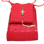 Green and Red Pearl Stone R...
