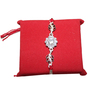 Silver Stone Flower with Re...
