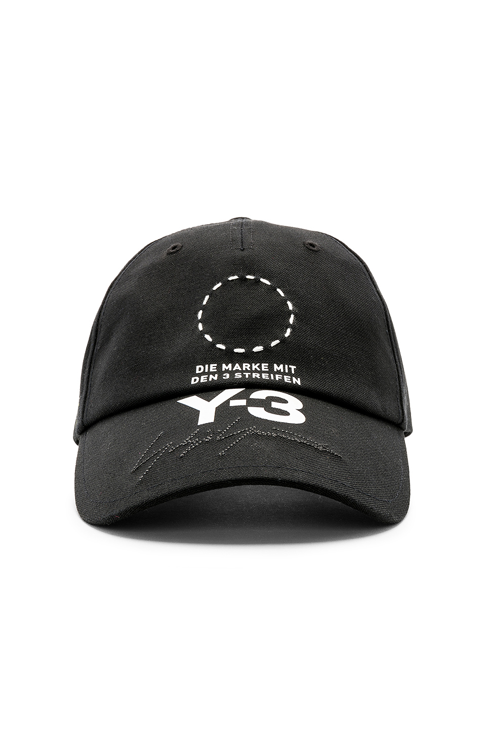Y-3 Yohji Yamamoto Street Cap in Black