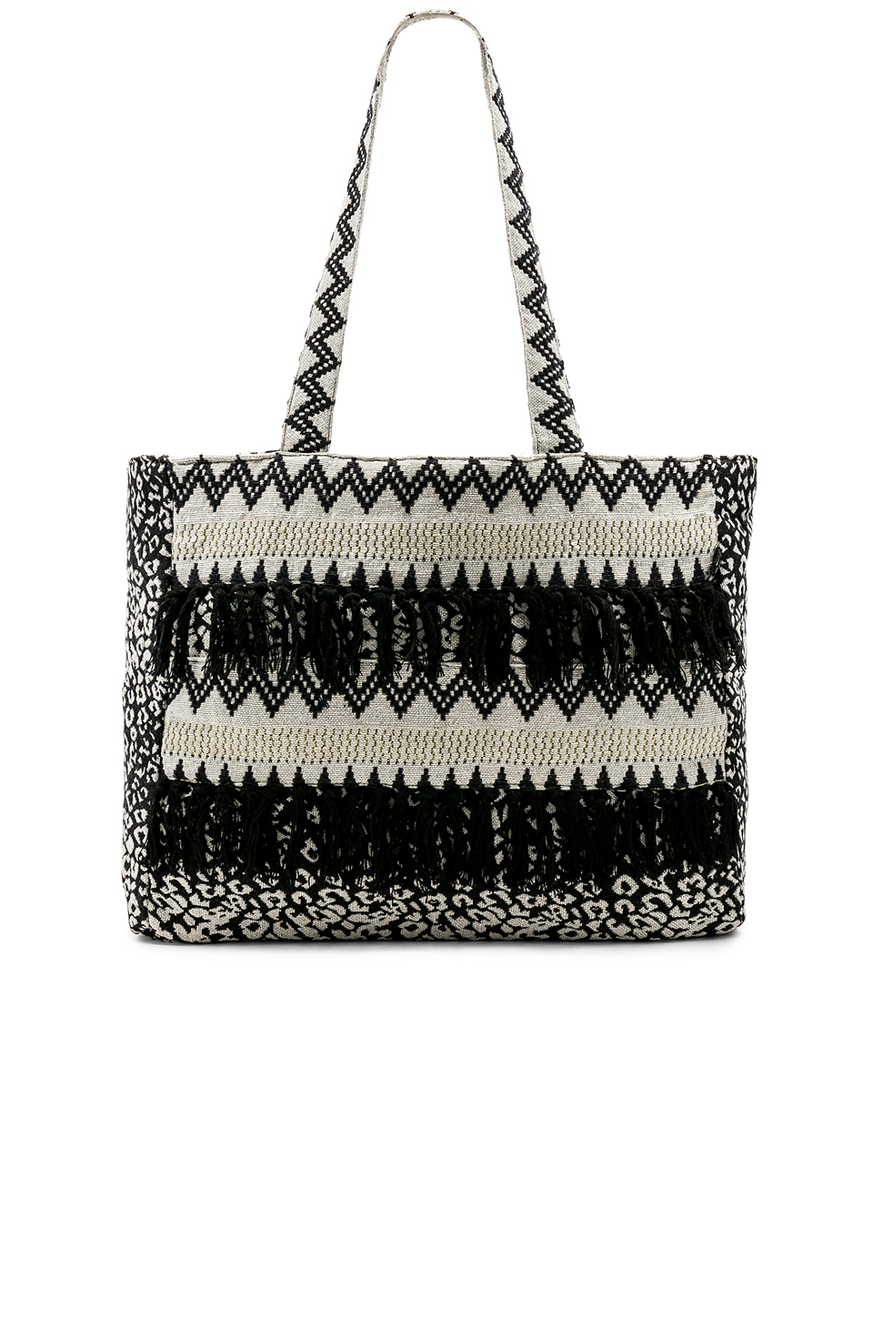 AMUSE SOCIETY Summer Breeze Tote in Black Sands
