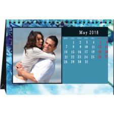Ocean Blue – Personalized Desk Calendar at Kadokart 