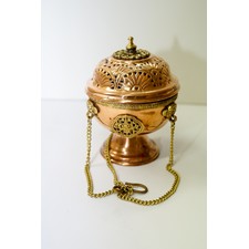 Incense Stick/cone holder ornated Metal