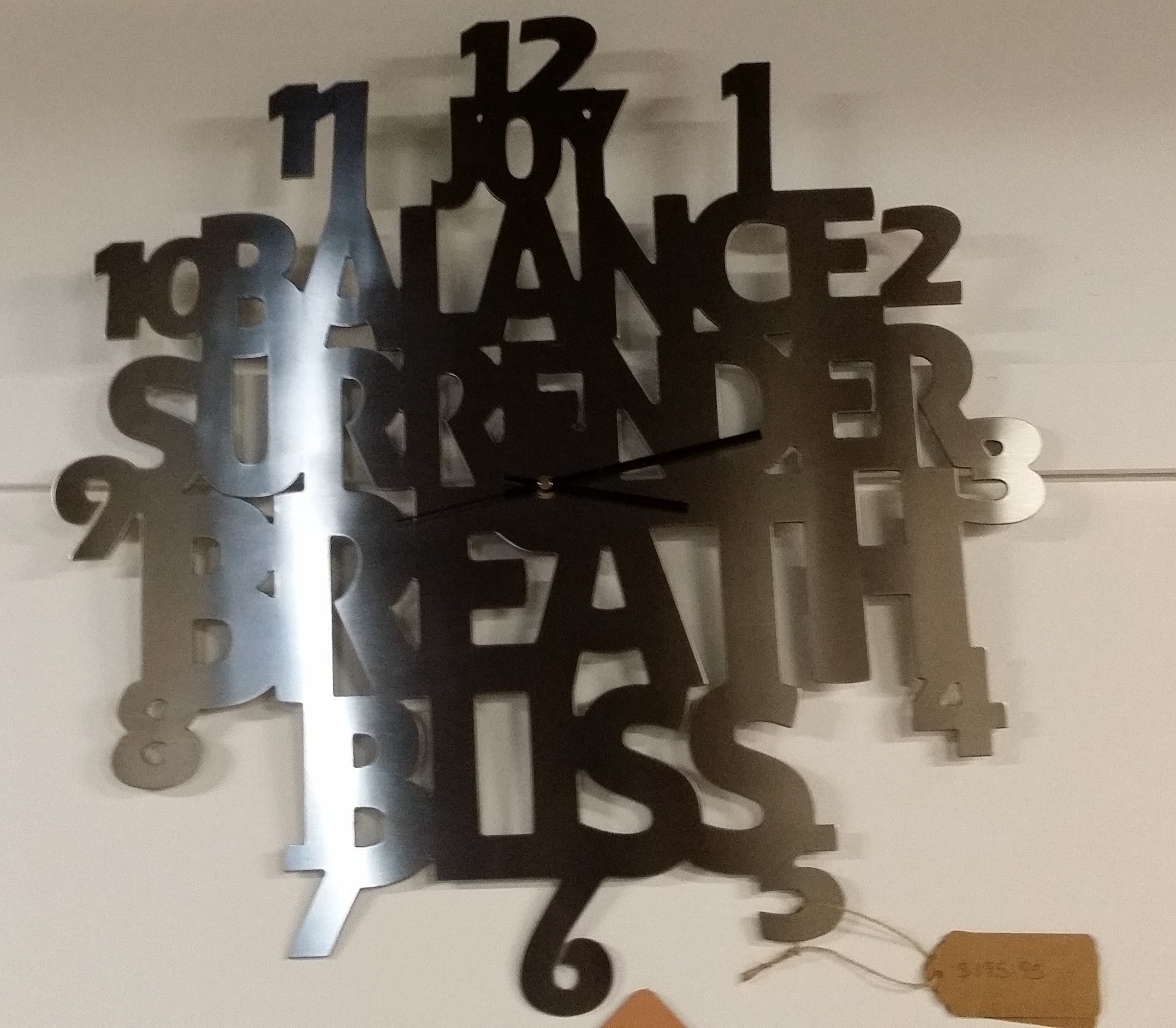 Stainless Steel Bliss Clock