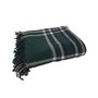 Bold Green Plaid Flannel Blanket