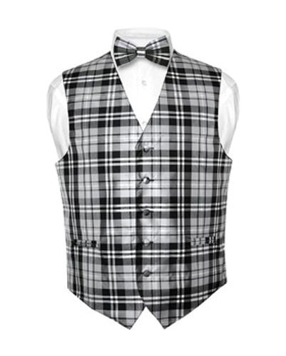 Black & White Checked Waist...
