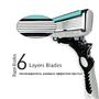 Professional 3pcs/pack Quality Shaving Machine 6-Layer Safety Razor Bl – beauty-galleria