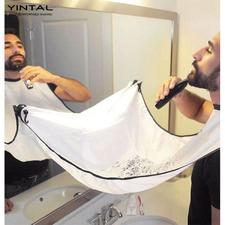 1 PC Beard and Mustache Catcher Apron Cape Bib for shave with Suction – beauty-galleria