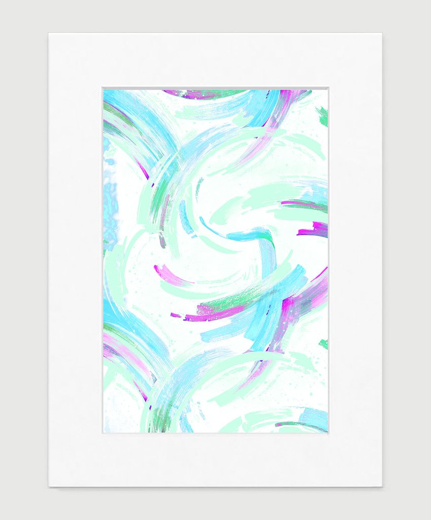 Sakura Abstract Art Print D...
