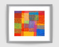Zigzag Multi Abstract Art P...
