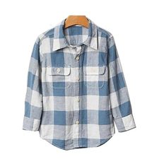 Backyard Lavender Bold Checked Baby Shirt