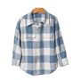 Backyard Lavender Bold Checked Baby Shirt