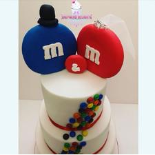 M&M Tiered Wedding Cake » Wedding Cakes »