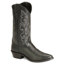 Justin London Calfskin Cowboy Boots - Medium Toe
