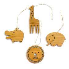 Safari Theme Bamboo Animal Holdiay Tree Ornament