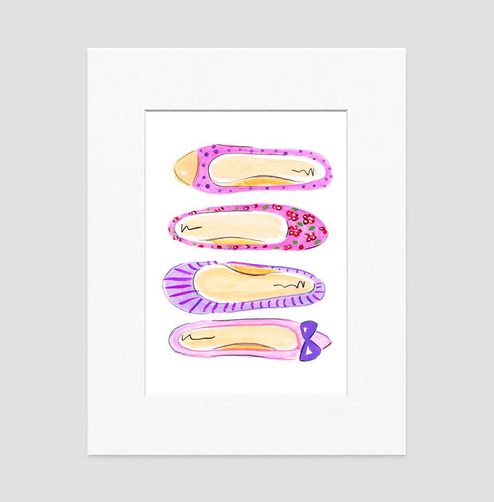 Preppy Flats Art Print