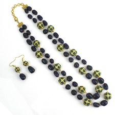 AMINTA NECKLACE AND EARRING SET