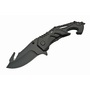 4.5" TACTICAL KNIFE WITH BLACK FINISH