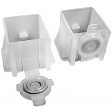 Universal Post Valve Sleeve with Gray Washer Preloaded - 100 Pack