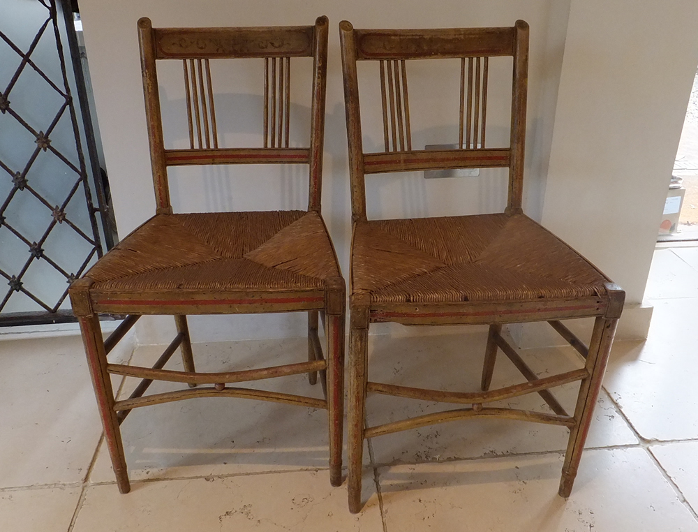 Faux bamboo Chairs 