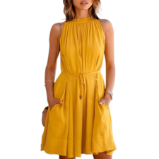 Mustard Dress