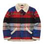 Supreme Plaid Shearling Bomber- Red Plaid