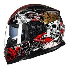 GXT SKULL Style Motorcycle Helmet Dual Visor - Next Up Trends