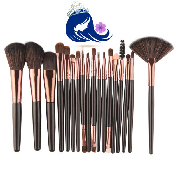 18 Pcs Makeup Complete Brus...