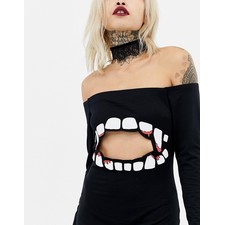 lace choker necklace in black