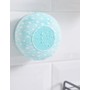 Typo blue polka dot shower speaker