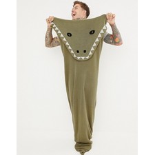 novelty blanket with crocodile design