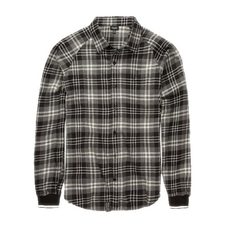 Black on Black Flannel Shirt