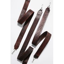 Lexi Tooled Leather Camera Strap