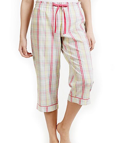 Contrast Lace Sleep Capri