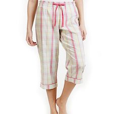 Contrast Lace Sleep Capri