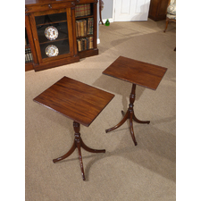 Pair of regency lamp tables