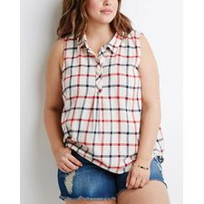 Cheese Magic Oversized Flannel Shirt