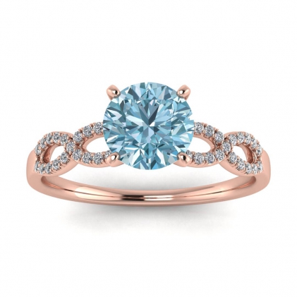 14k Rose Gold Mona Scallope...