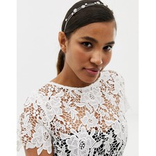 headband with multi row in crystal