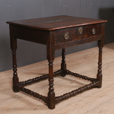 English Oak Side Table